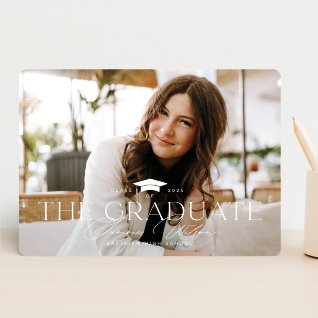 "Placement" - Graduation Announcements in Paper by Michelle Taylor - Front