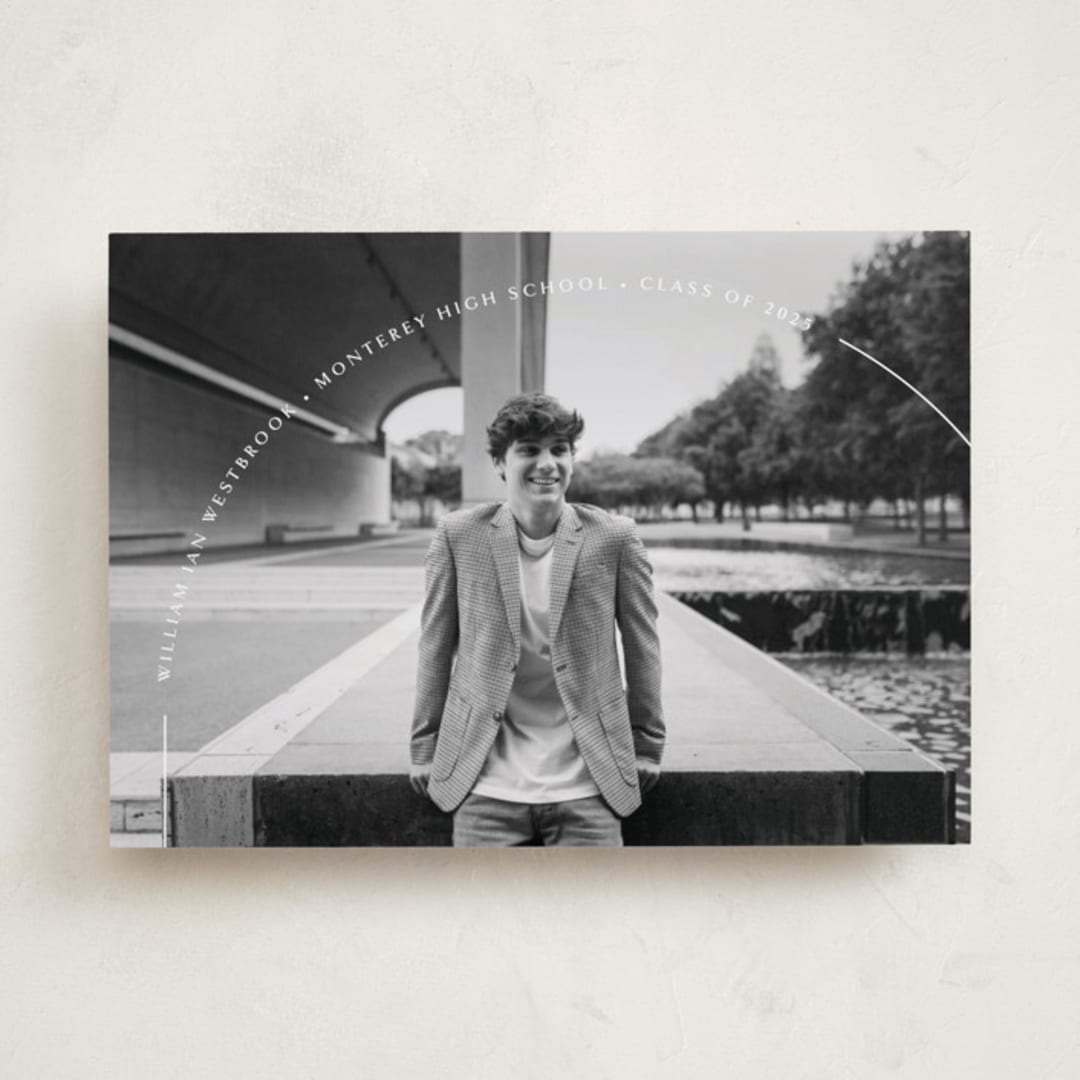 "Arc" - Graduation Announcements in Quartz by Erin Deegan - Front