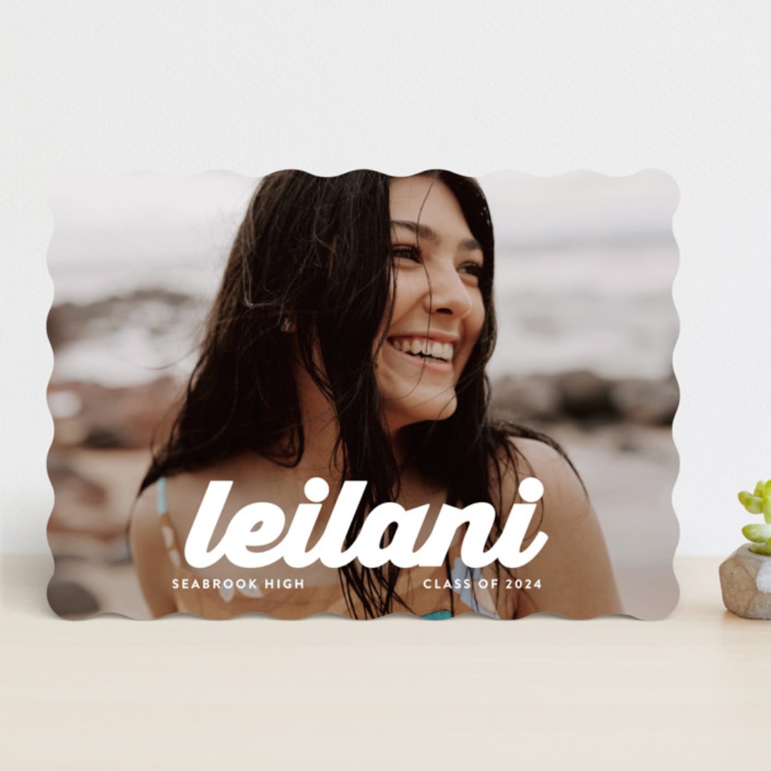"name" - Graduation Announcements in Cloud by Lori Wemple - Front