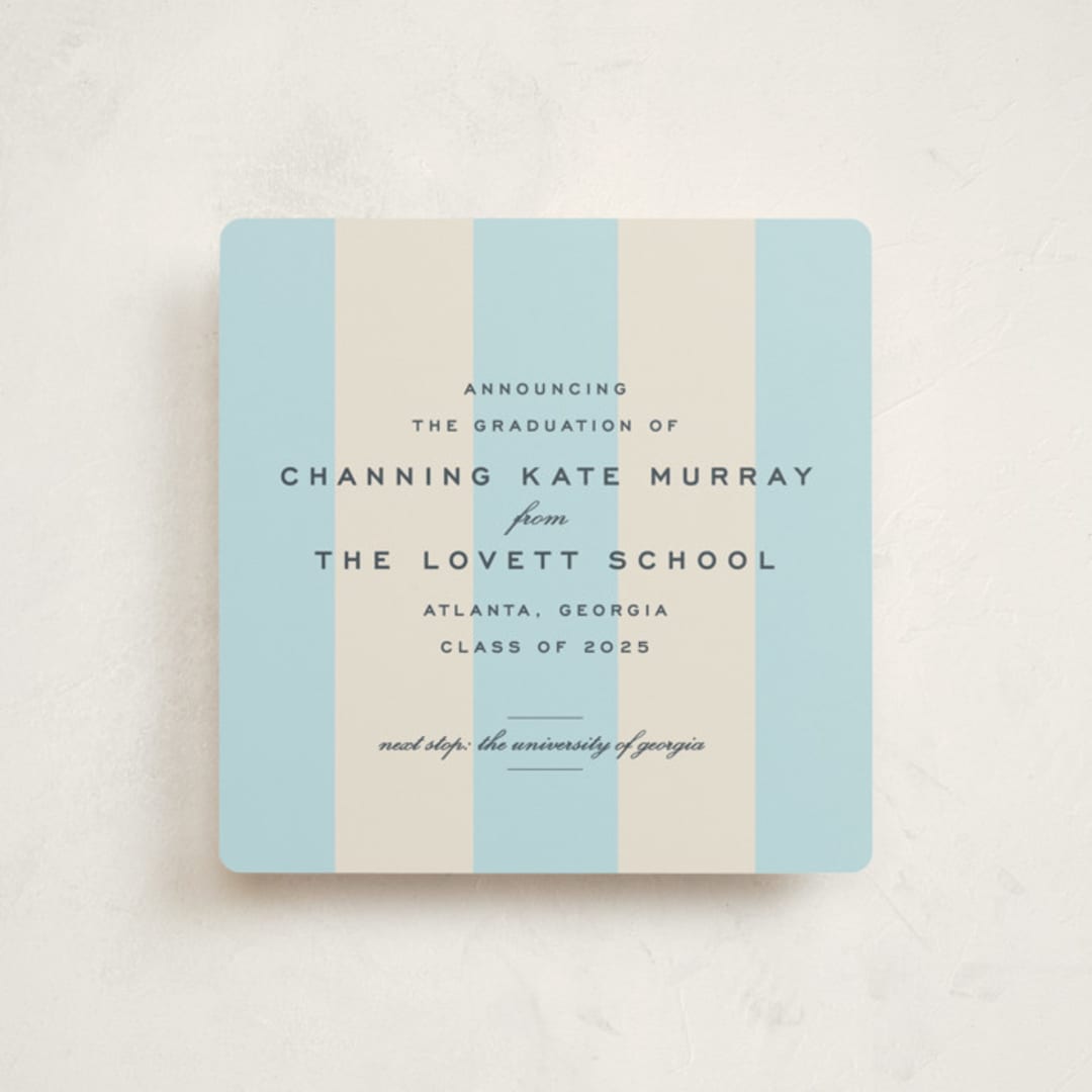 "Campania" - Graduation Announcements in Lion by Megan Davis - Front