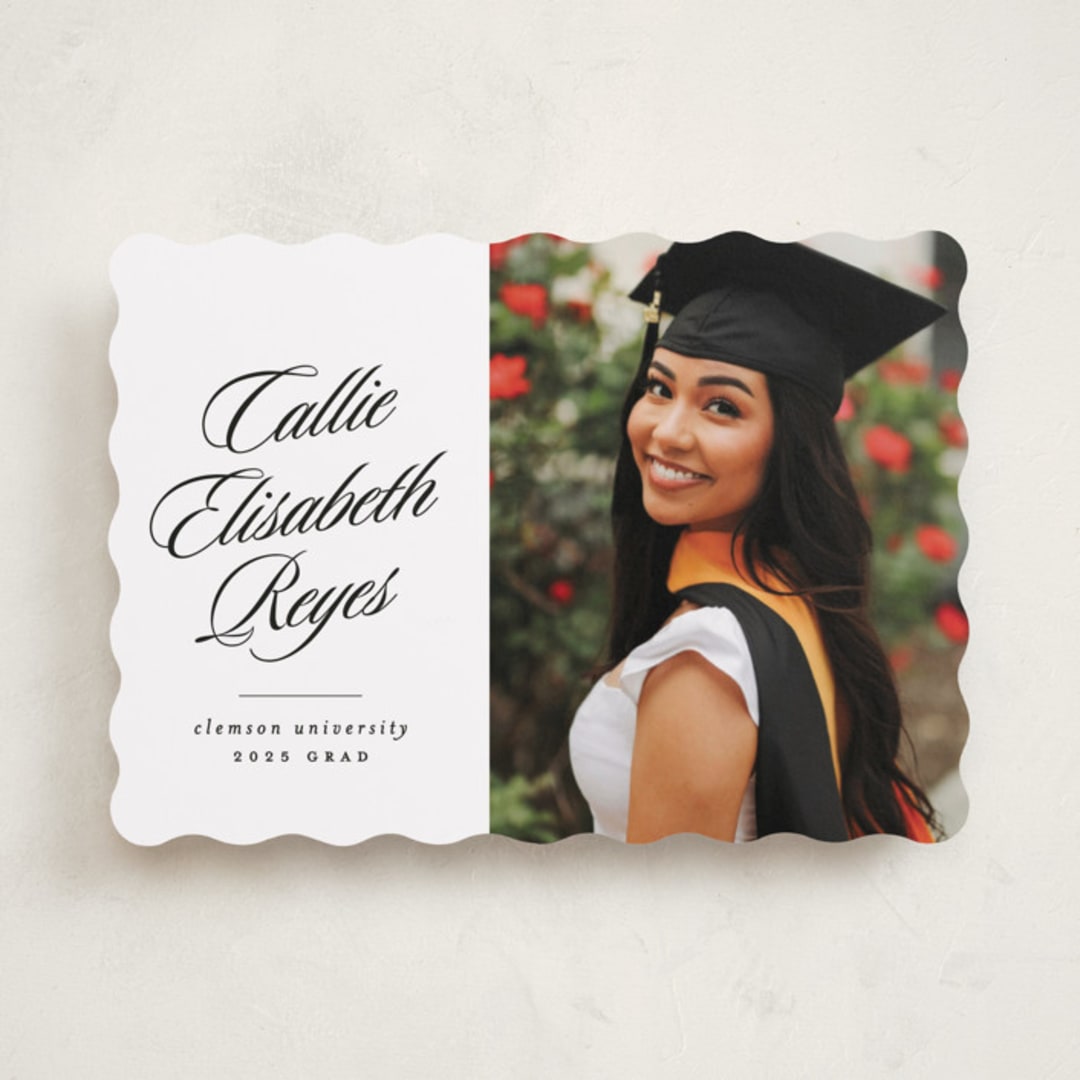 "Most Classic" - Graduation Announcements in Newspaper by Lea Delaveris - Front