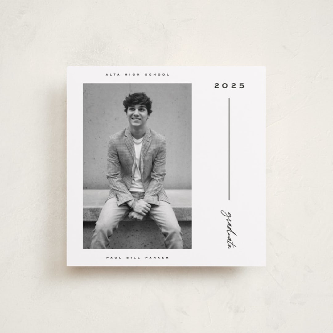 "Onward Bound" - Graduation Announcements in Pencil by Yuliya Evseeva - Front