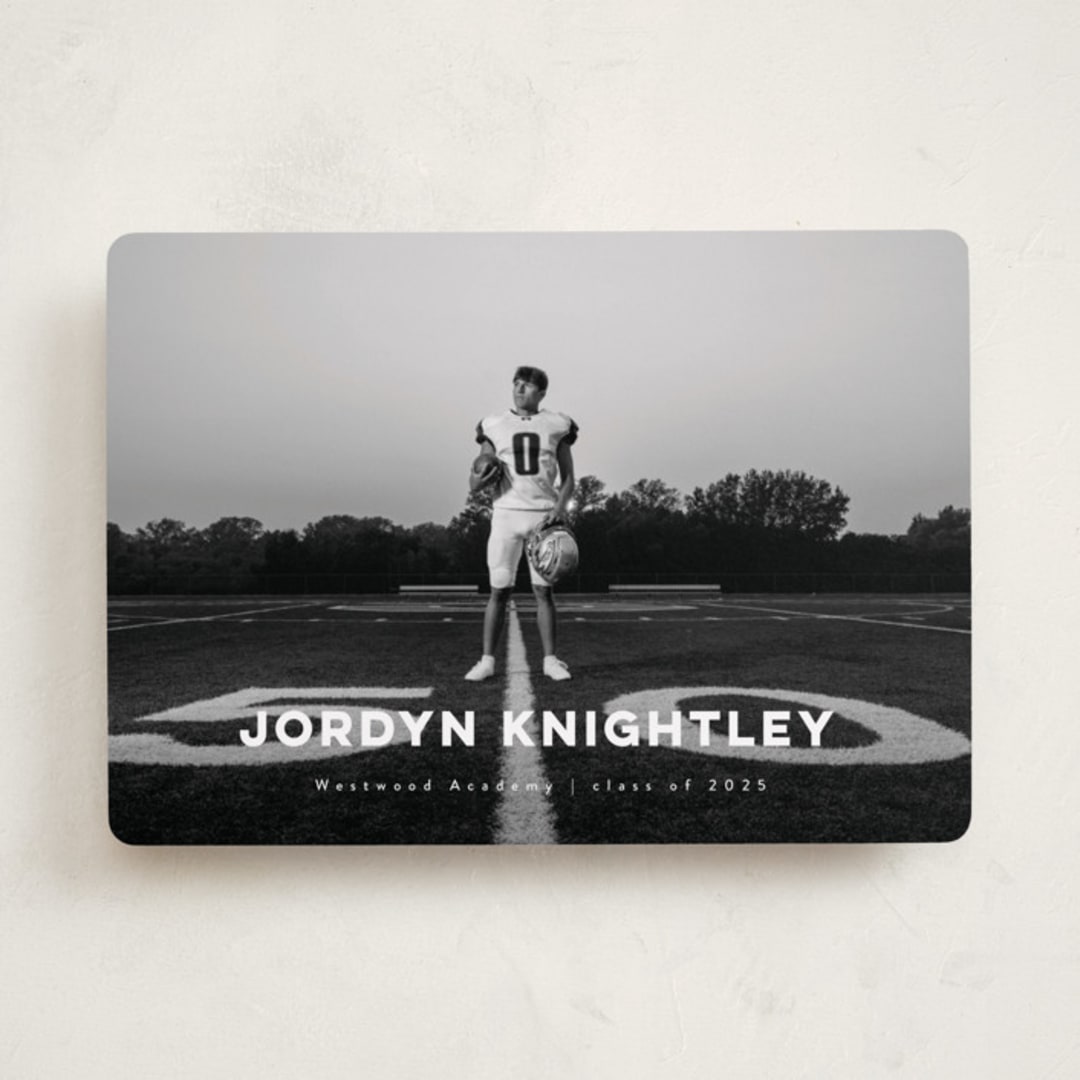 "the modernist" - Graduation Announcements in Eggshell by Benita Crandall - Front