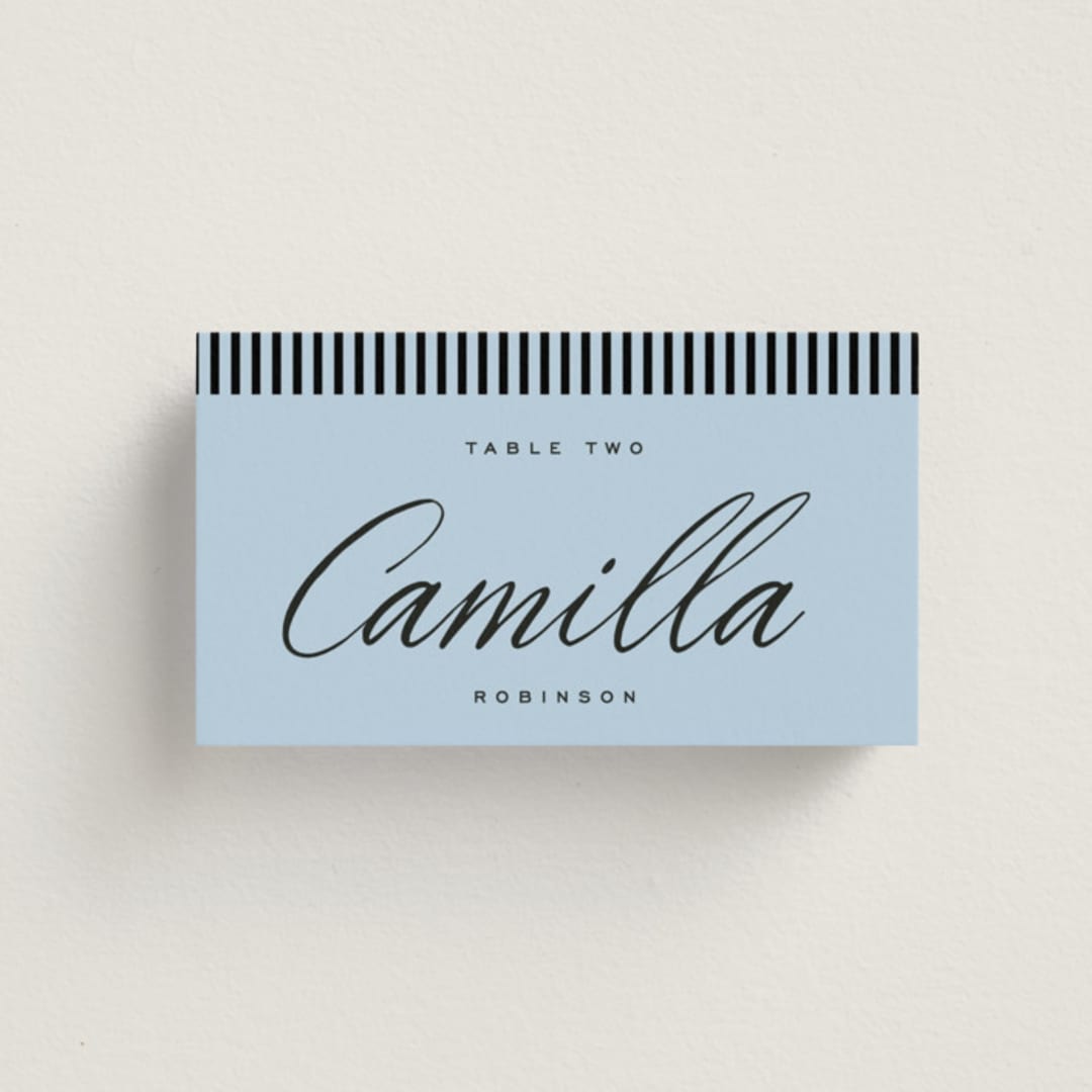 "Tarte Tatin" - Place Cards in Sky by Blustery August - Front