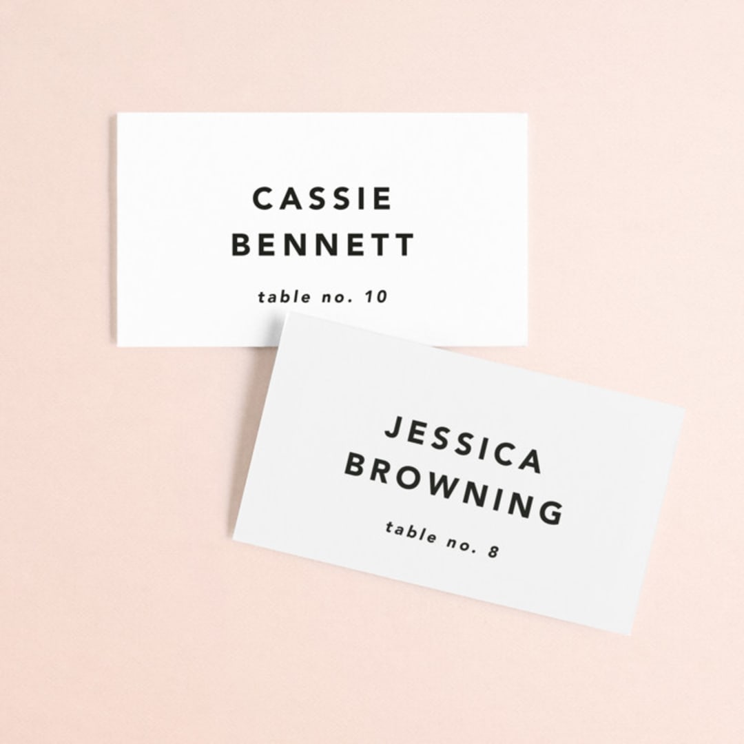 "dance moves" - Place Cards in Tuxedo by Angela Garrick - Front with Free Guest Printing