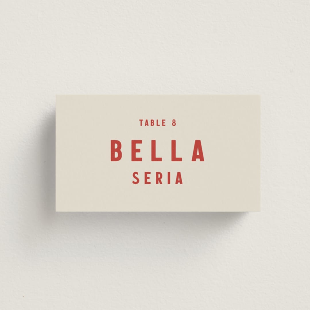 "Coyota" - Place Cards in Sierra by Ani Somi - Front