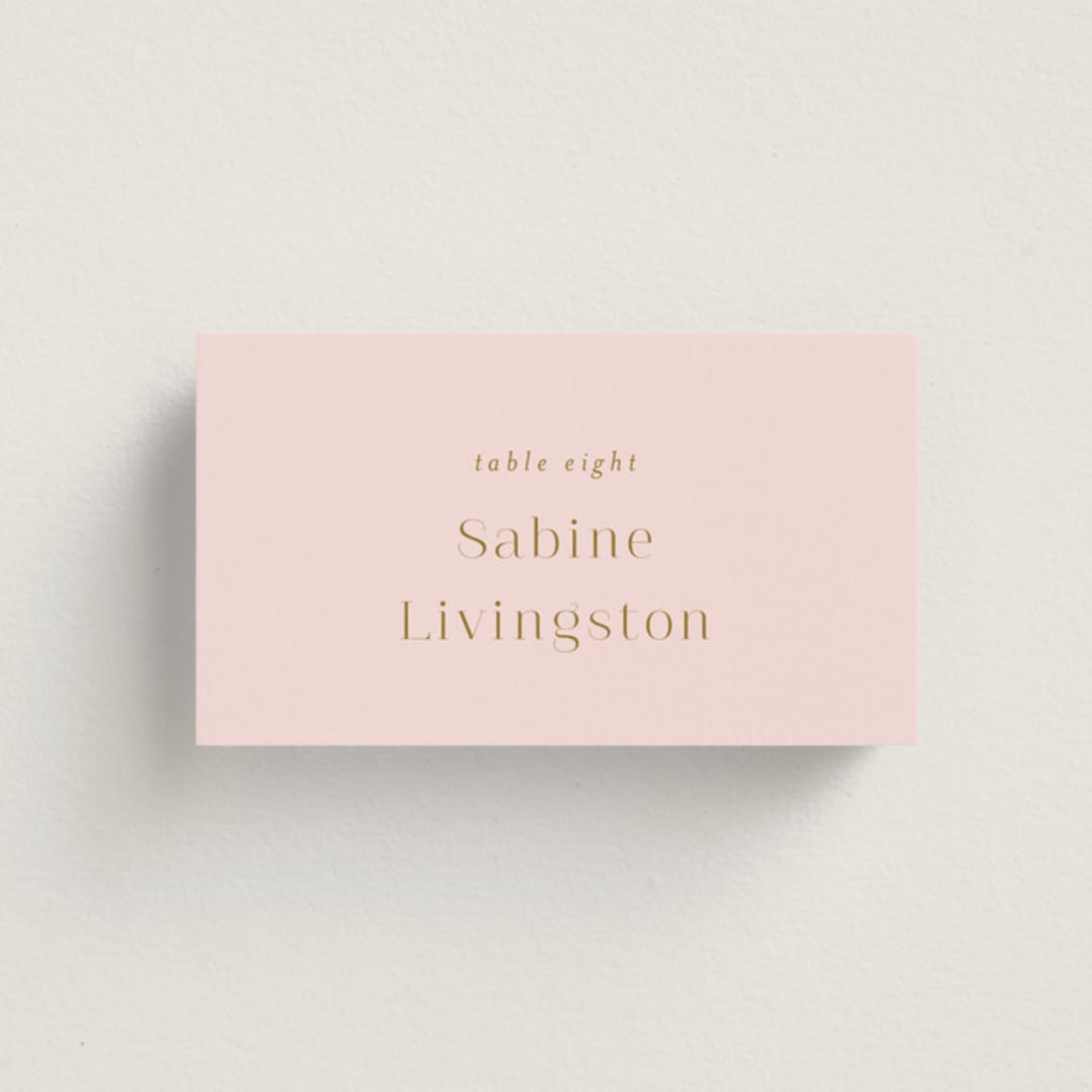 "colorwash floral" - Place Cards in Blossom by Angela Marzuki - Front with Free Guest Printing
