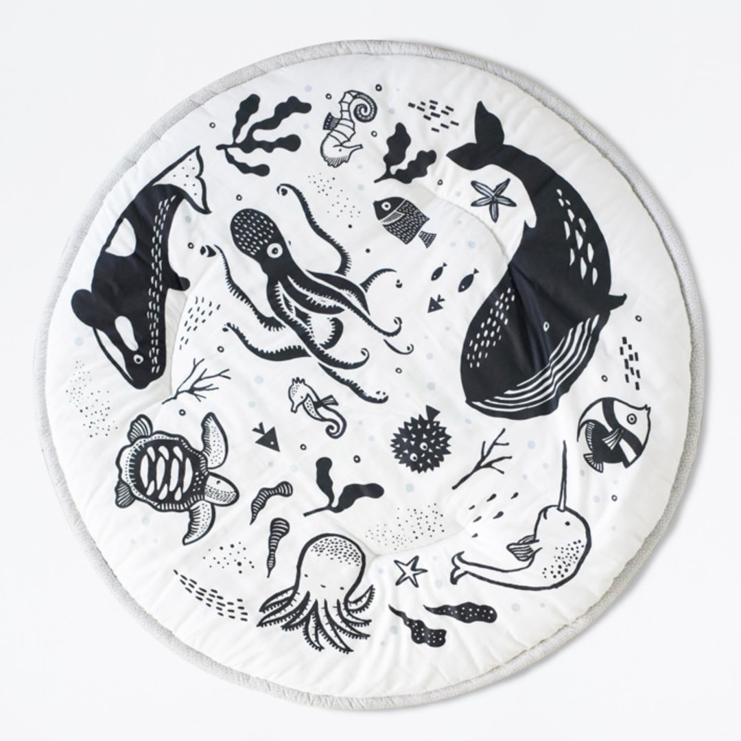 "Wee Gallery Ocean Playmat" - Play Mats in multicolor by Wee Gallery