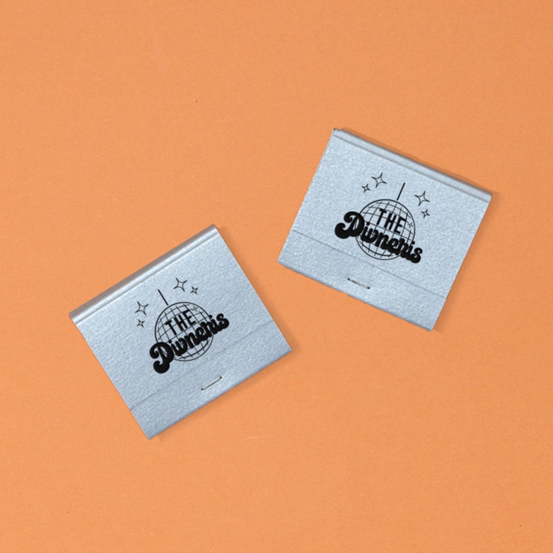 Disco Ball Family Name Matchbooks, set of 50