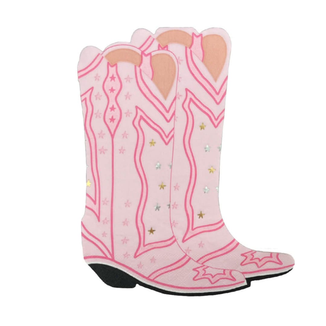 Pony Tales Large "Boot" Napkins - Pack of 16