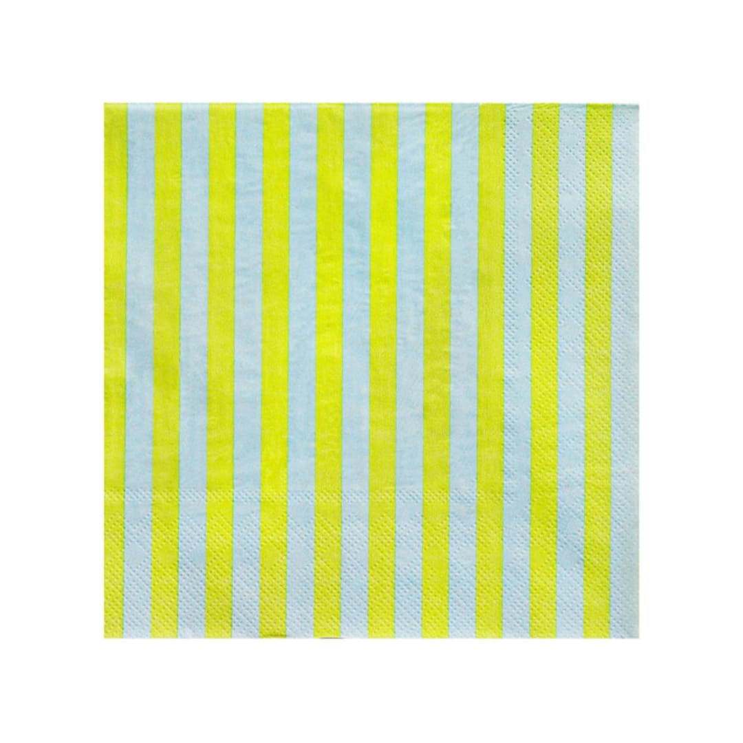 "Rockin' Robin Large Napkins - Set of 16" - Party Napkins in green by Jollity and Co