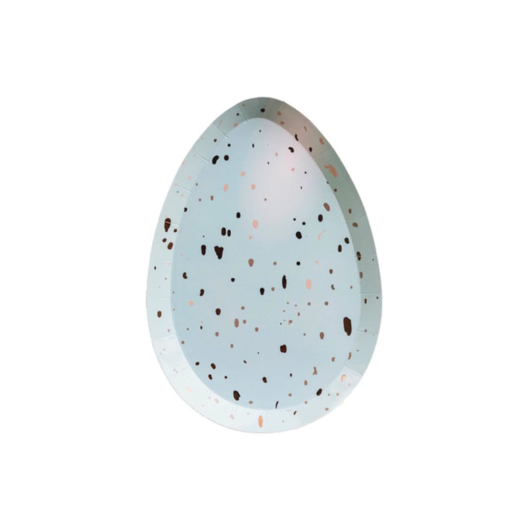 "Rockin' Robin Dessert Plates - Set of 8" - Party Plates and Bowls in blue by Jollity and Co