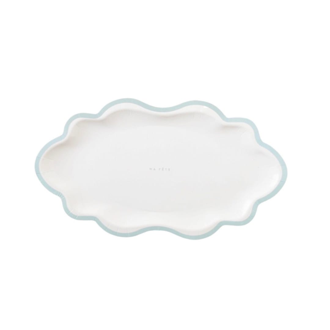 "Signature Mini Trays, Mint (4)" - Party Plates and Bowls in green by MA FÊTE