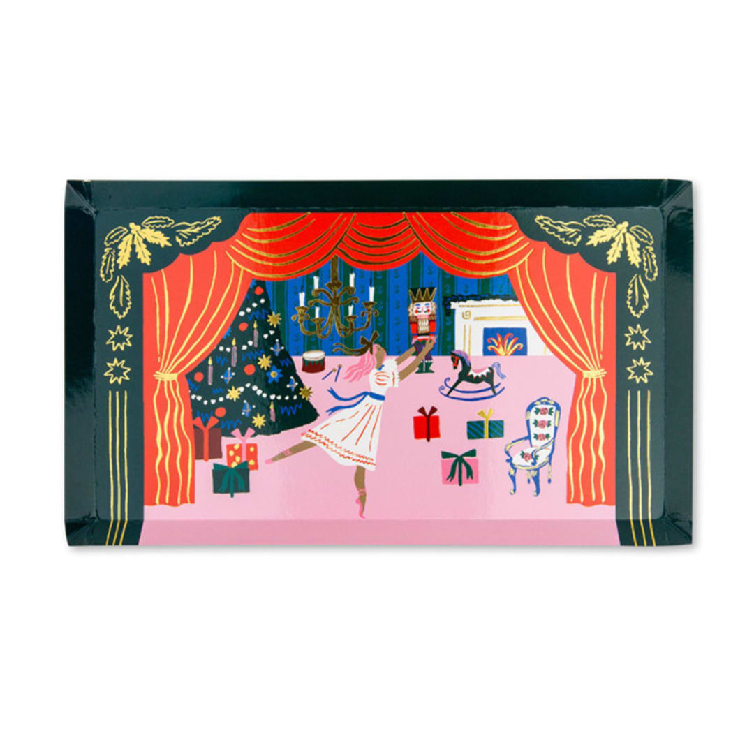 "Nutcracker Large Plates - Set of 8" - Party Plates and Bowls in multicolor by Jollity and Co