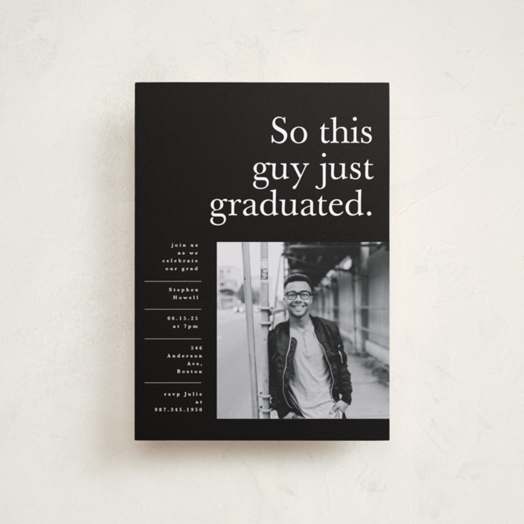 Page 2 - Still Graduating Petite Graduation Party Invitations by Corinne  Malesic | Minted, image size:1080x1080