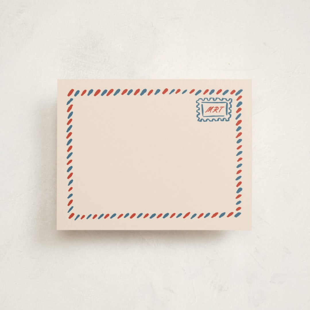 "Postcard" - Personalized Stationery Cards in North America by Claudia Orengo - Front