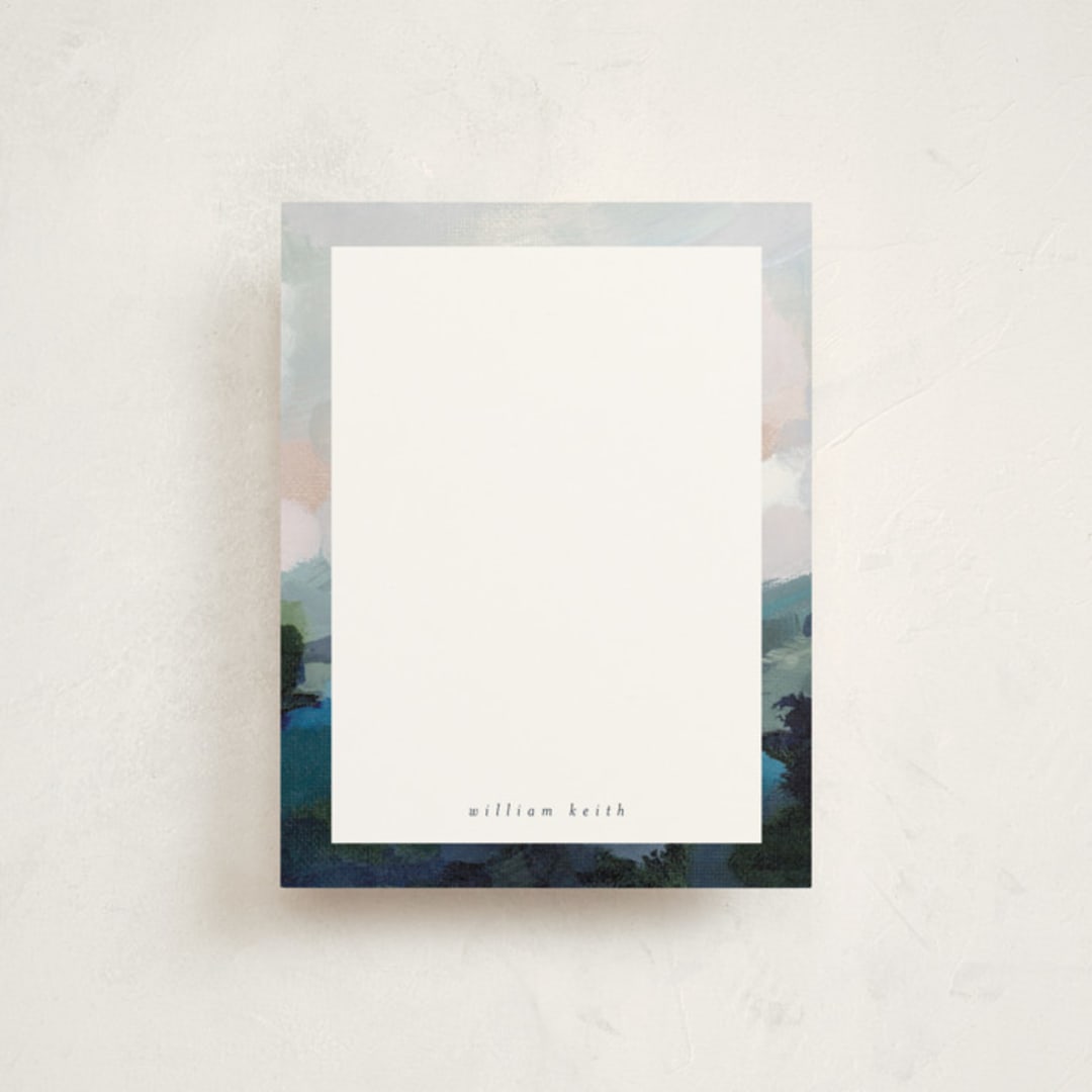 "Light Seeker" - Personalized Stationery Cards in Bahama by Nicole Walsh - Front
