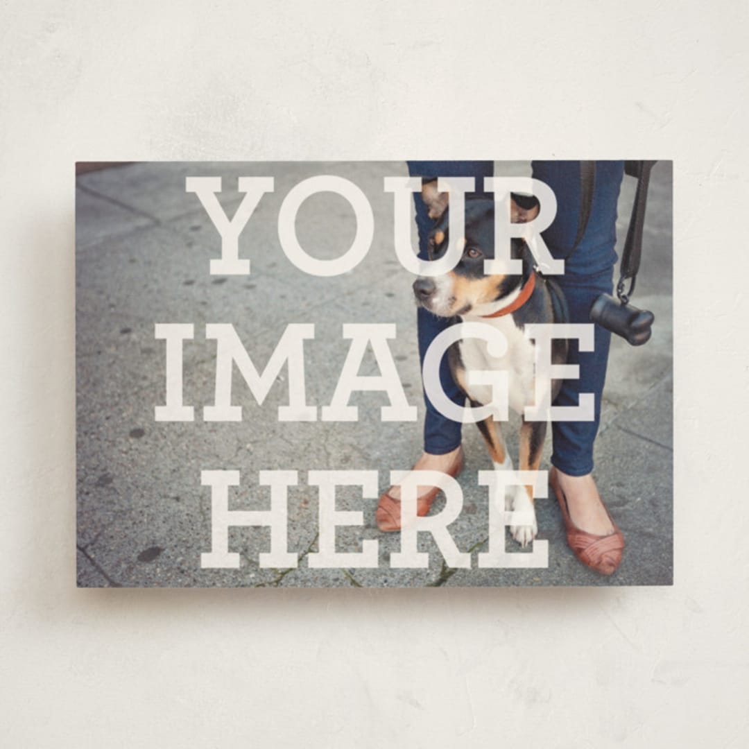 "The Big Picture" - Personalized Stationery Cards in White by Minted - Front