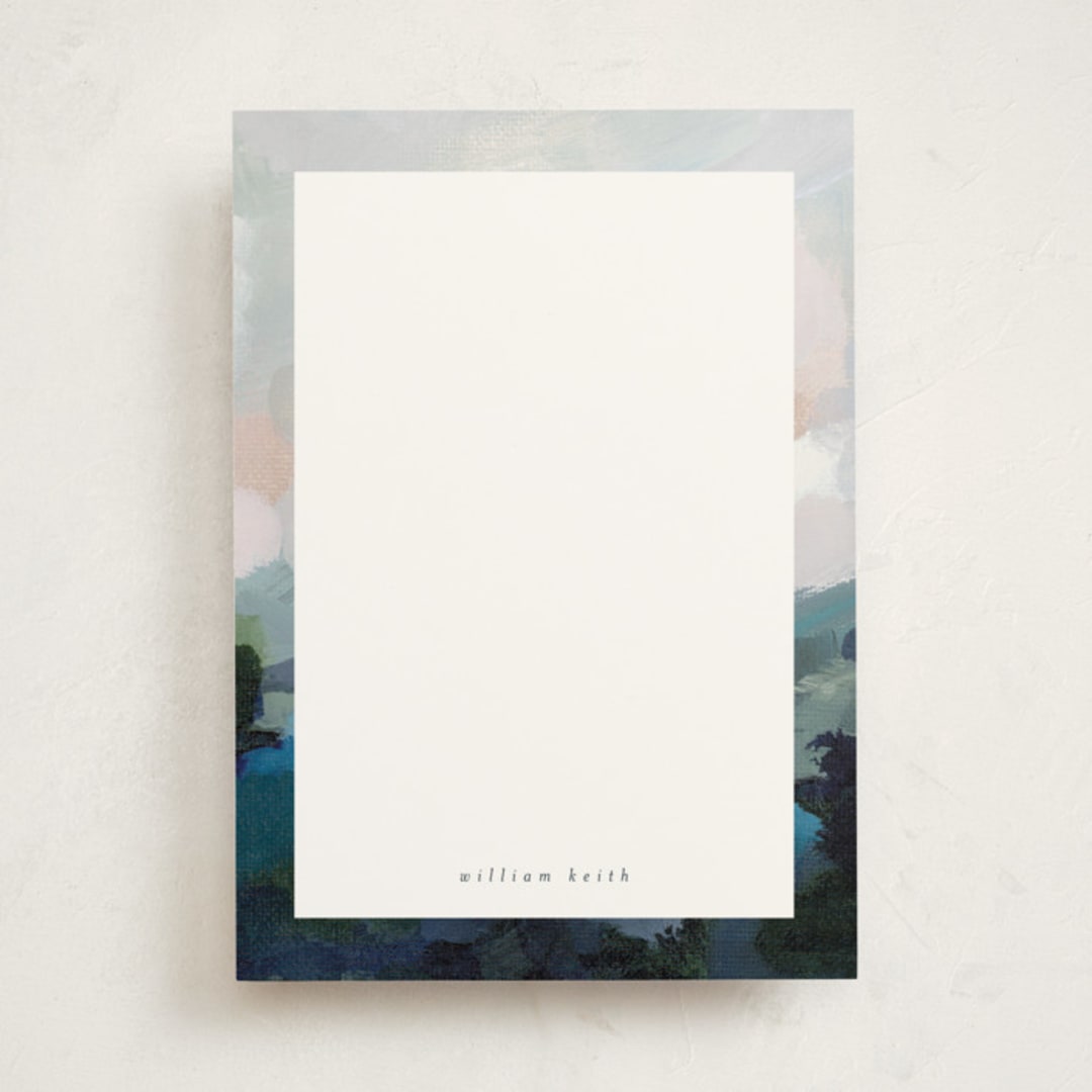 "Light Seeker" - Personalized Stationery Cards in Bahama by Nicole Walsh - Front