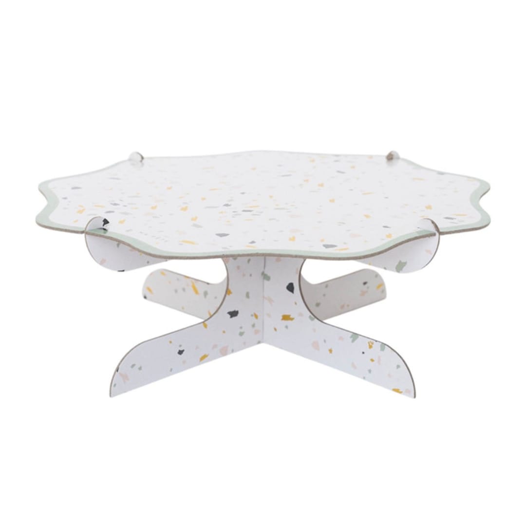 "Signature  Cake Stand, Terrazzo" - Party Table Decor in white by MA FÊTE