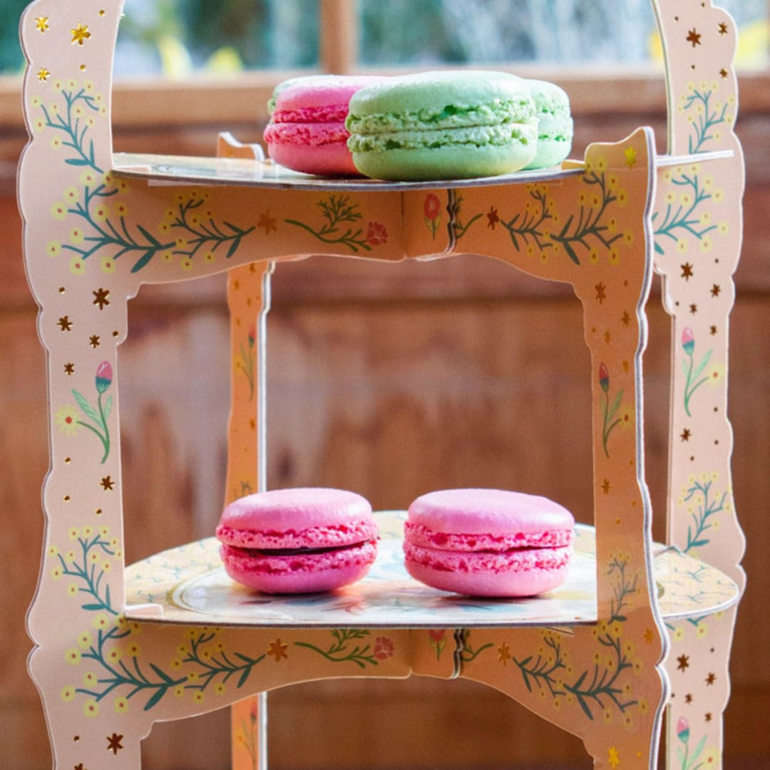 "Tea Party Cupcake Stand" - Party Table Decor in multicolor by MA FÊTE