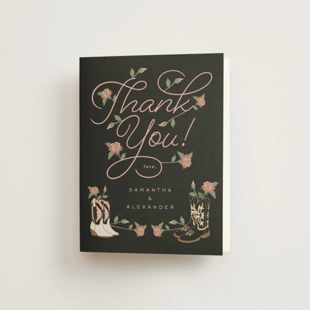 "Perfect Pair" - Bridal Shower Thank You Cards in Cupcake by Heather Schertzer - Front