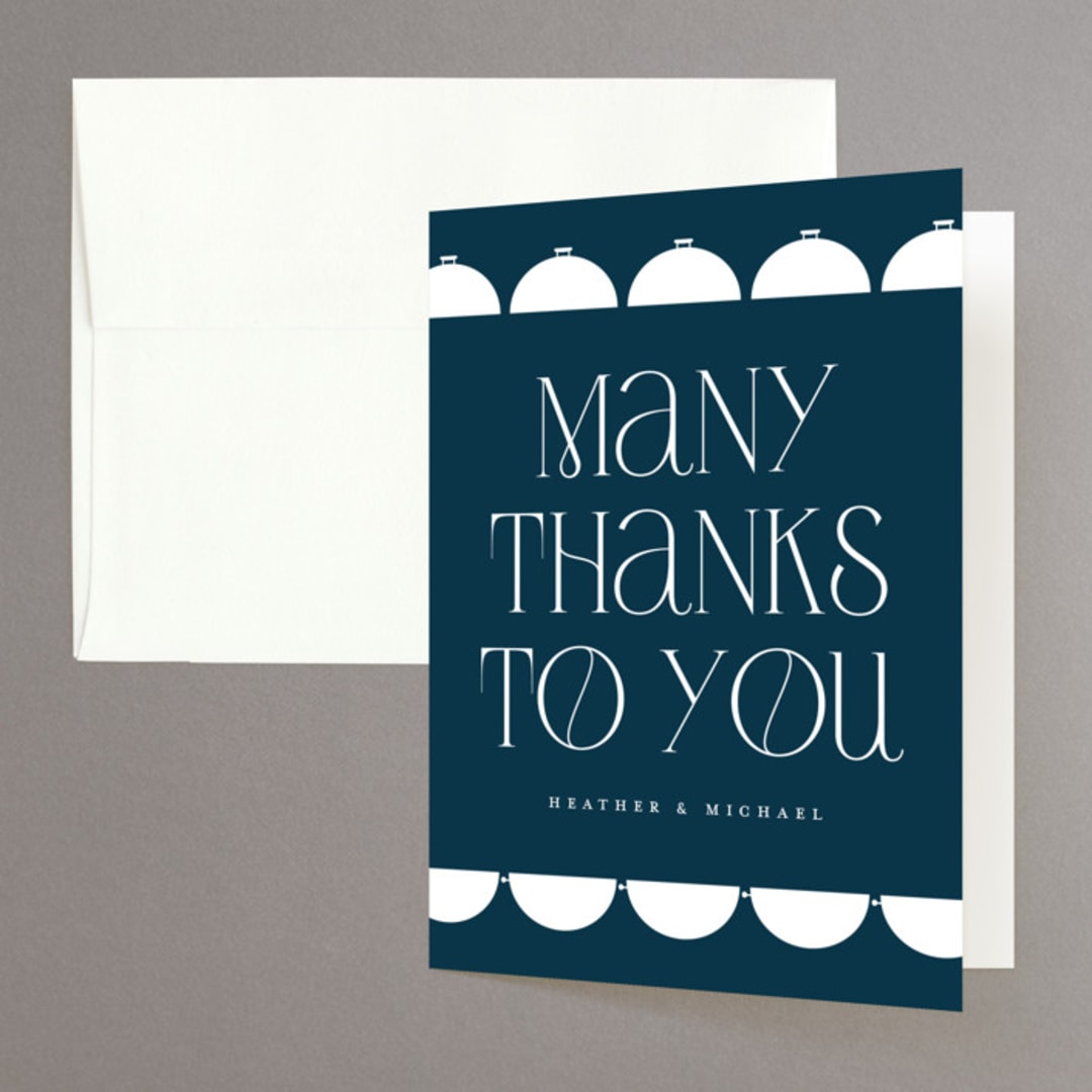 "I Do BBQ Grill" - Bridal Shower Thank You Cards in Water by Heather Schertzer - Front