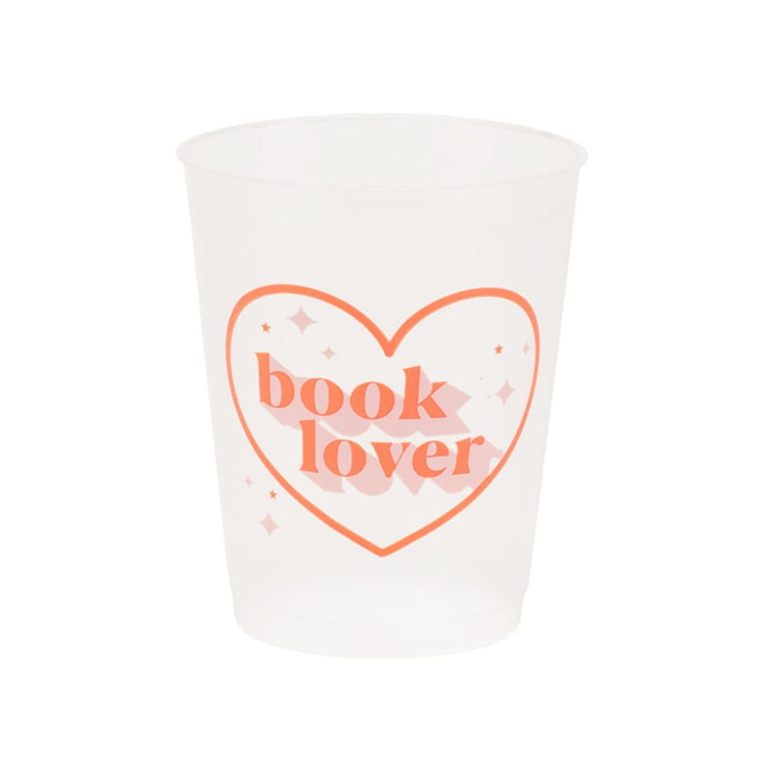 "Book Club "Book Lover" Flex Cups - Set of 8" - Party Cups in multicolor by Jollity and Co