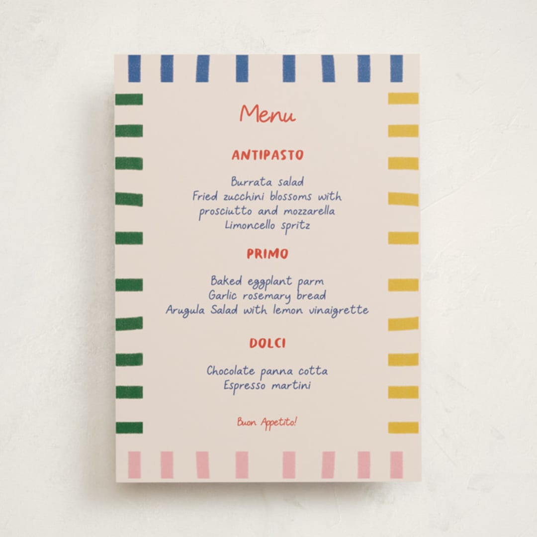 "Buon Appetito!" - Party Menus in Capri by Julia Starr - Front