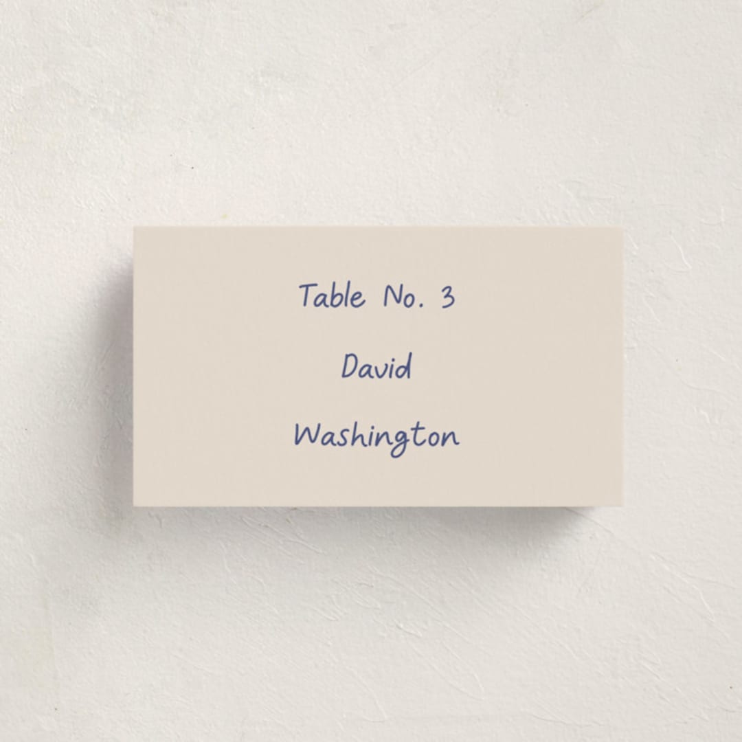 "Buon Appetito!" - Party Place Cards in Capri by Julia Starr - Front with Free Guest Printing