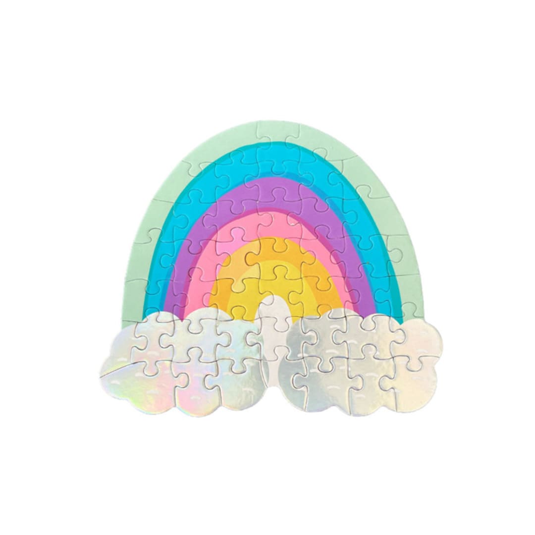 "Over the Rainbow  Mini Puzzle" - Puzzles in multicolorassorted-colors by Jollity and Co