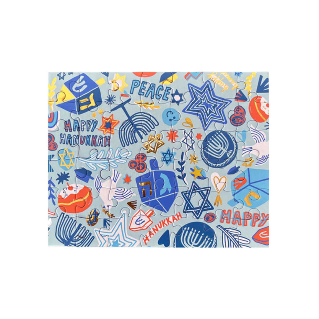 "Festival of Lights  Mini Puzzle" - Puzzles in blue by Jollity and Co