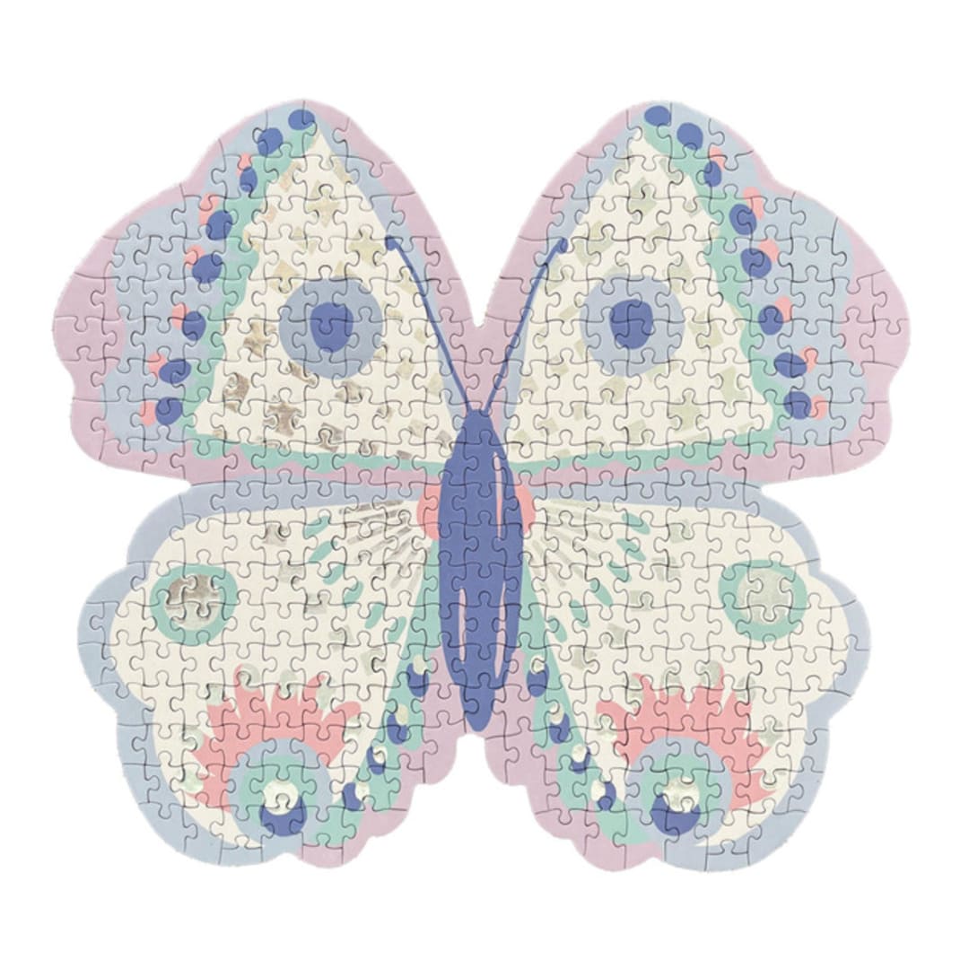 "Flutter Puzzle" - Puzzles in purple by Jollity and Co