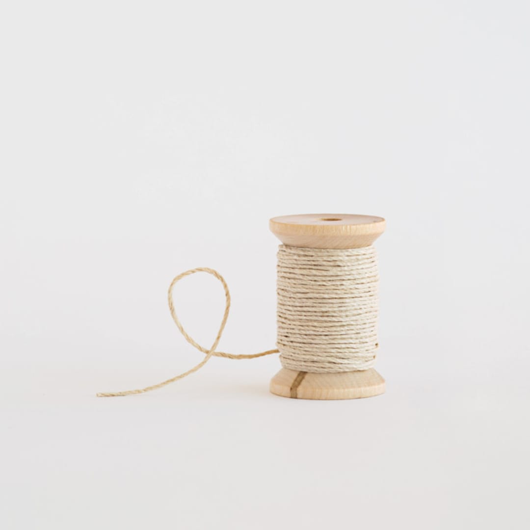 "Natural Hemp" - Ribbon in natural by Minted - Ribbon