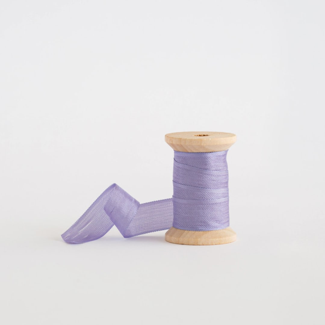 "Lilac Shimmer" - Ribbon in lilac by Minted - Ribbon