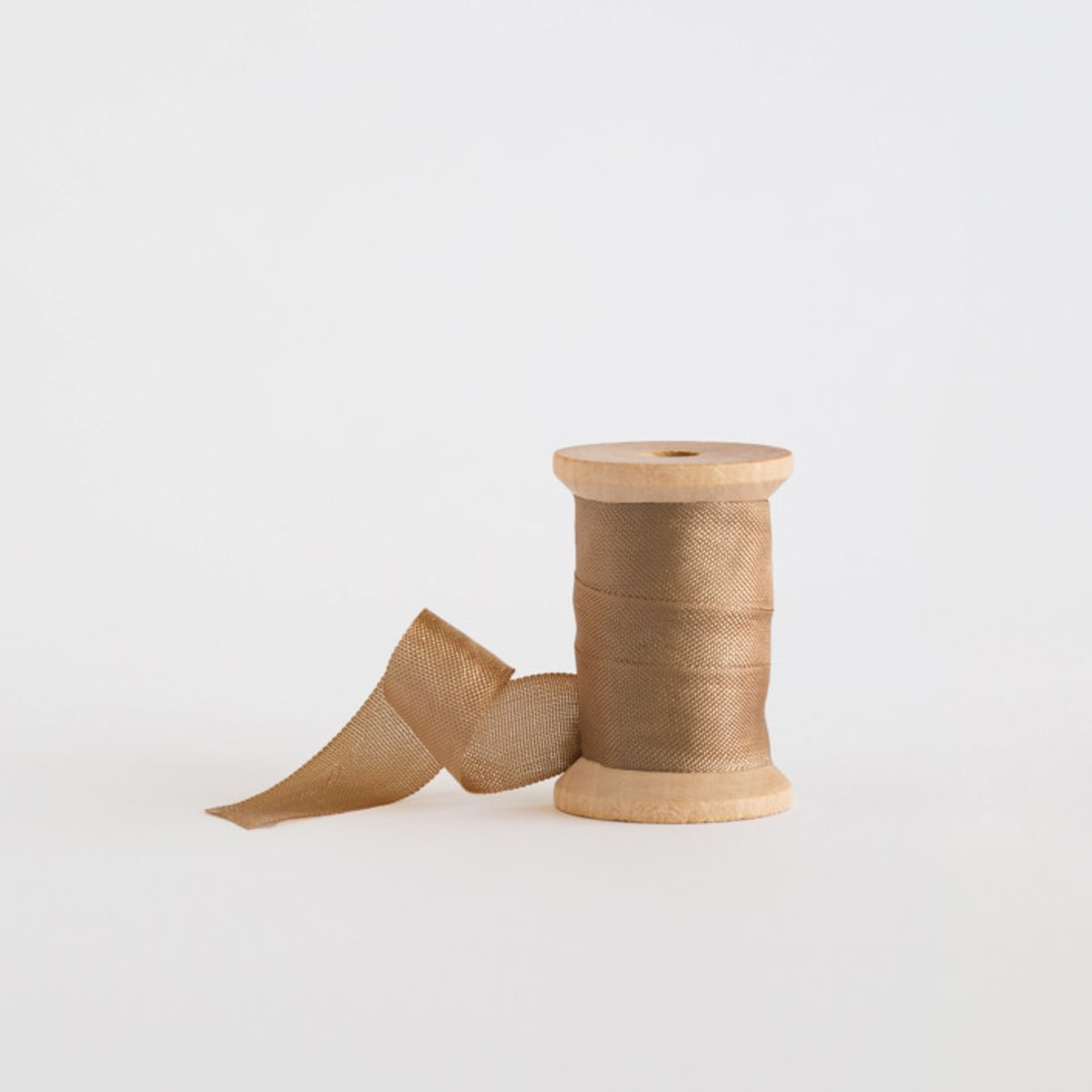 "Linen Shimmer" - Ribbon in Linen by Minted - Ribbon