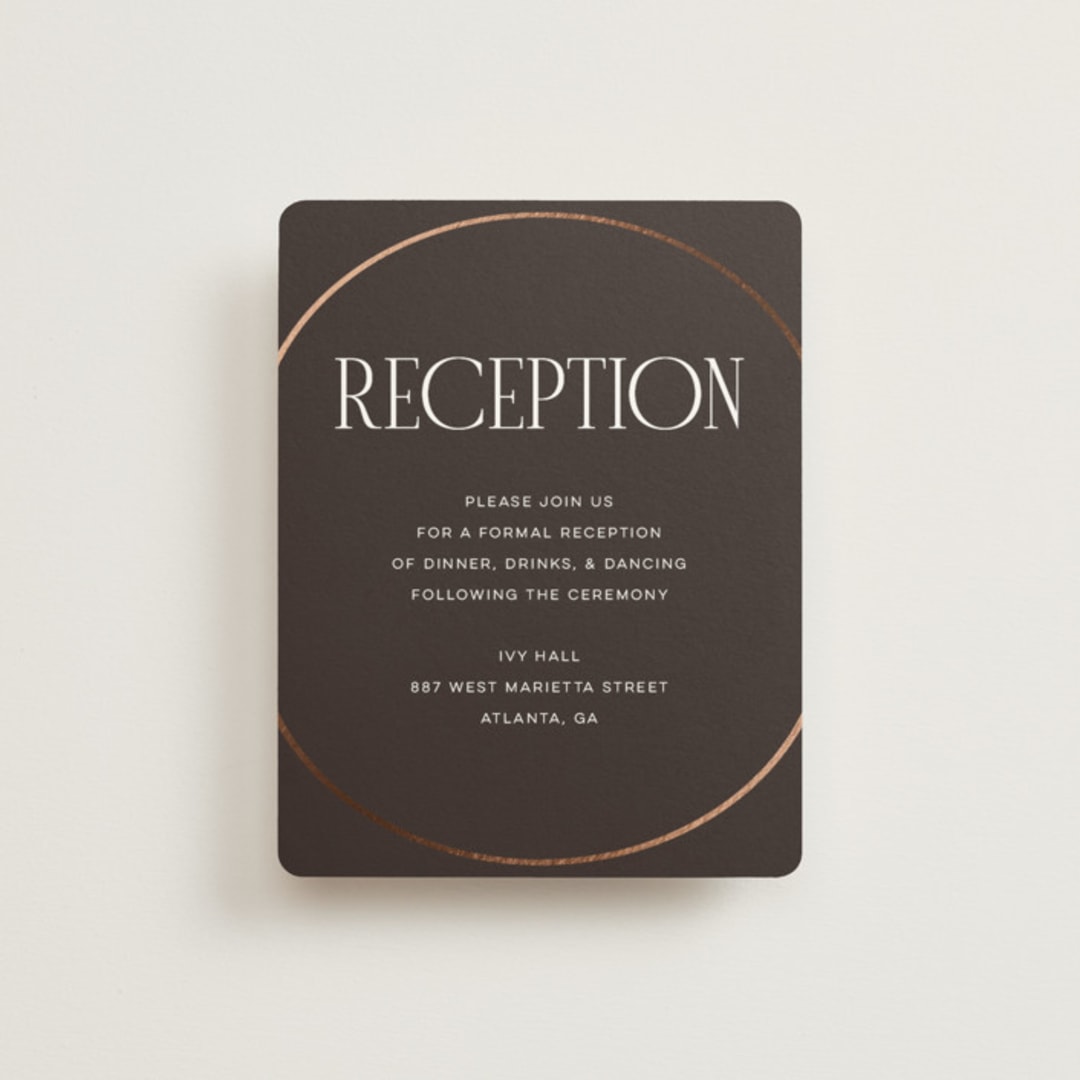 "Unity" - Reception Cards in Clay by Morgan Kendall - Front