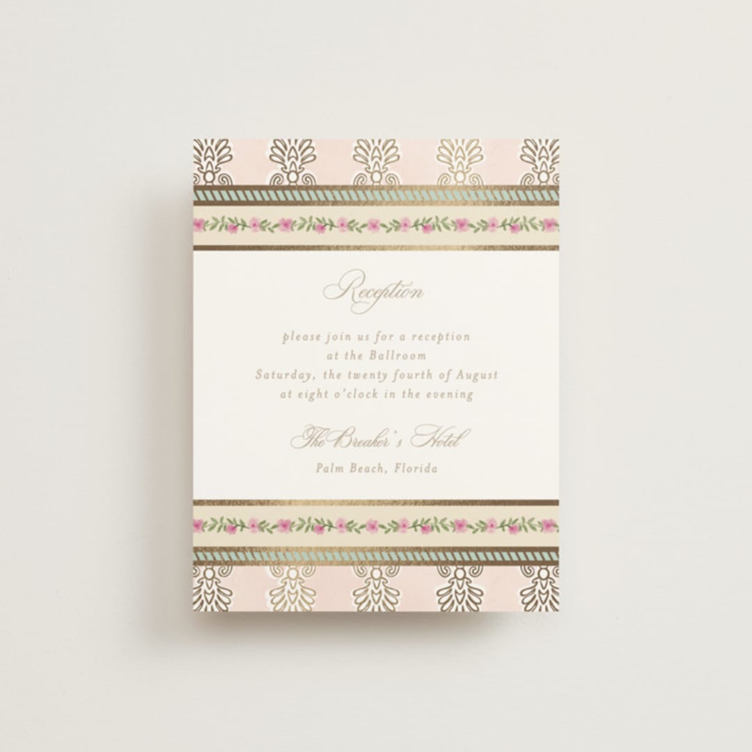 "Alamgamation" - Reception Cards in Shubh by Creo Study - Front