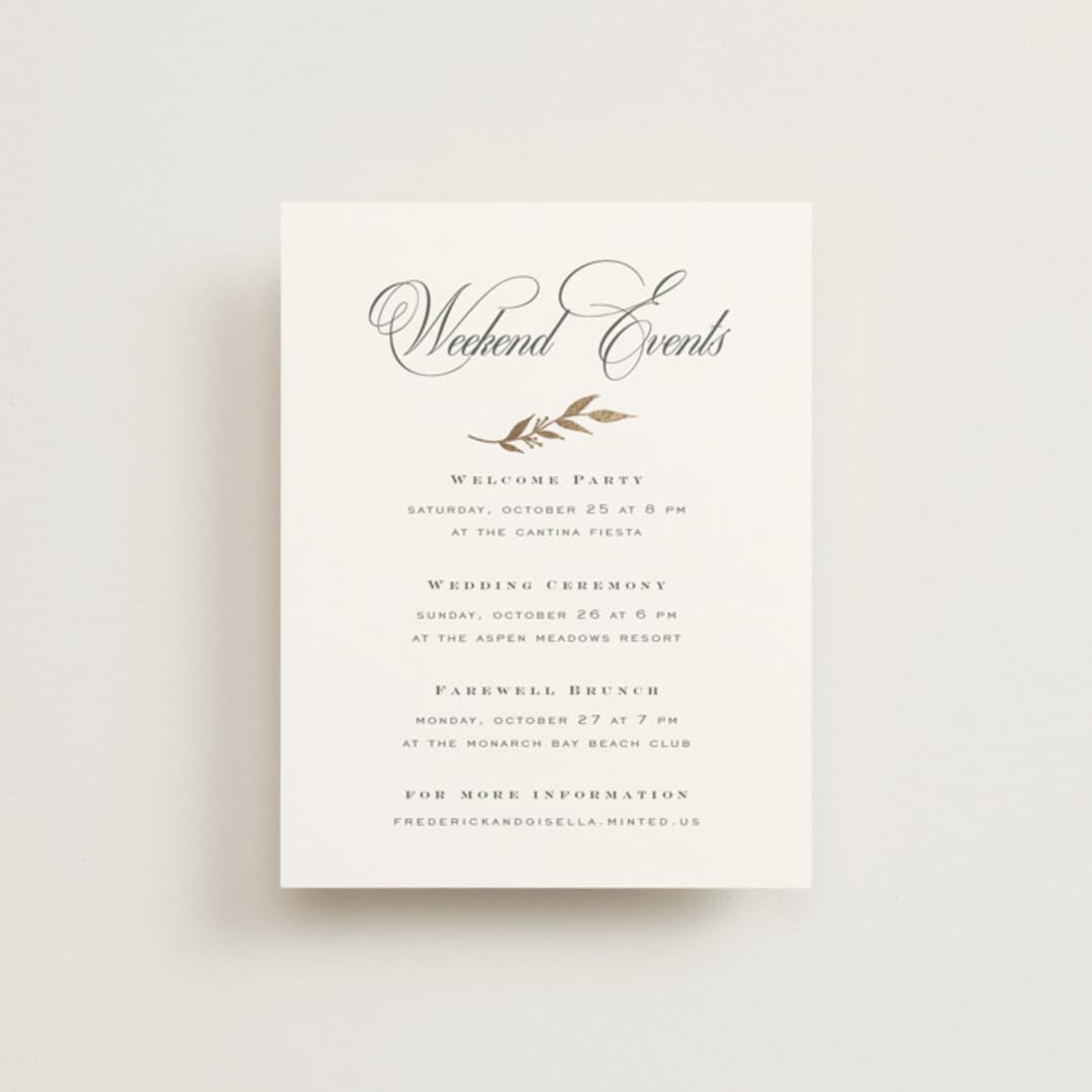 "tompouce" - Reception Cards in Diamond by chocomocacino - Front