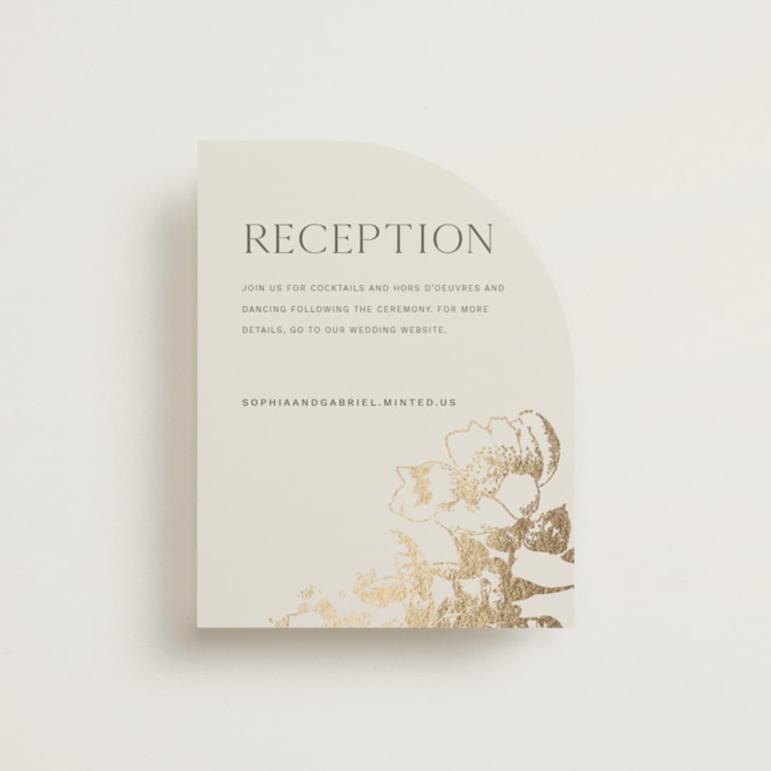 "mon amour" - Reception Cards in Hope Floats by Design Lotus - Front