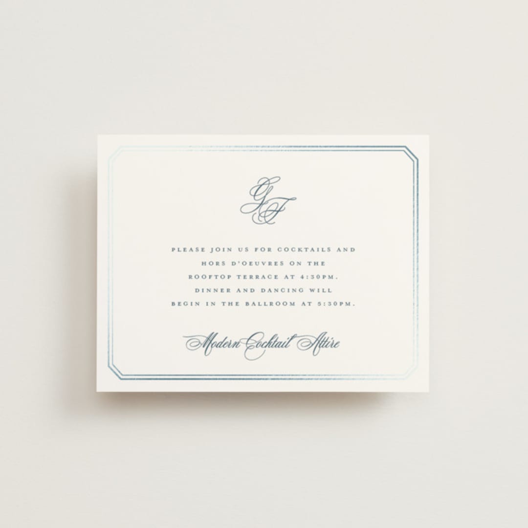 "othellolagkage" - Reception Cards in Pearl by chocomocacino - Front