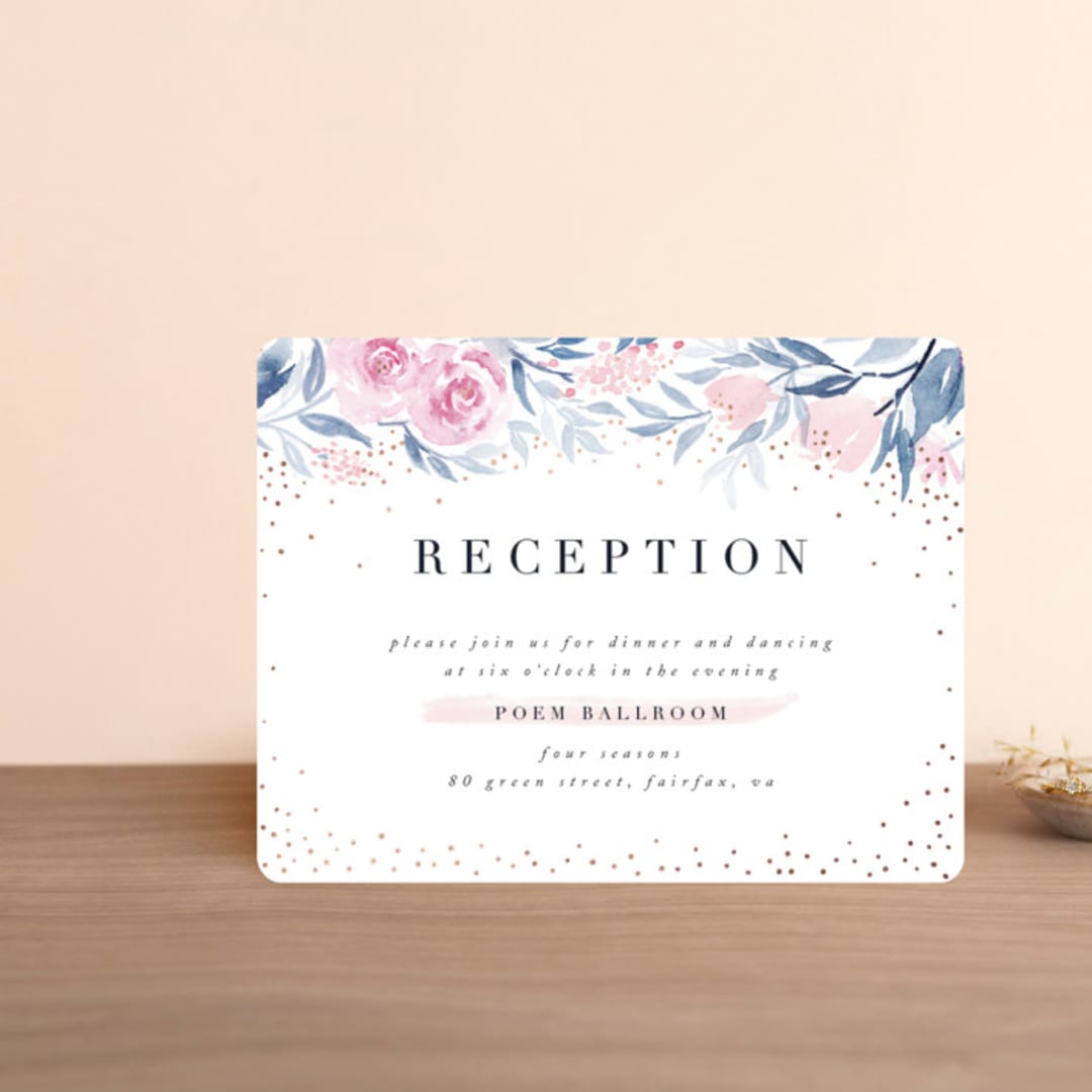 Monogrammed watercolor floral