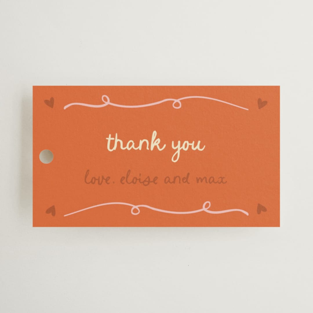 "Cin cin" - Rehearsal Dinner Favor Tags in Verona by Stephanie Heinrich Godbout - Front