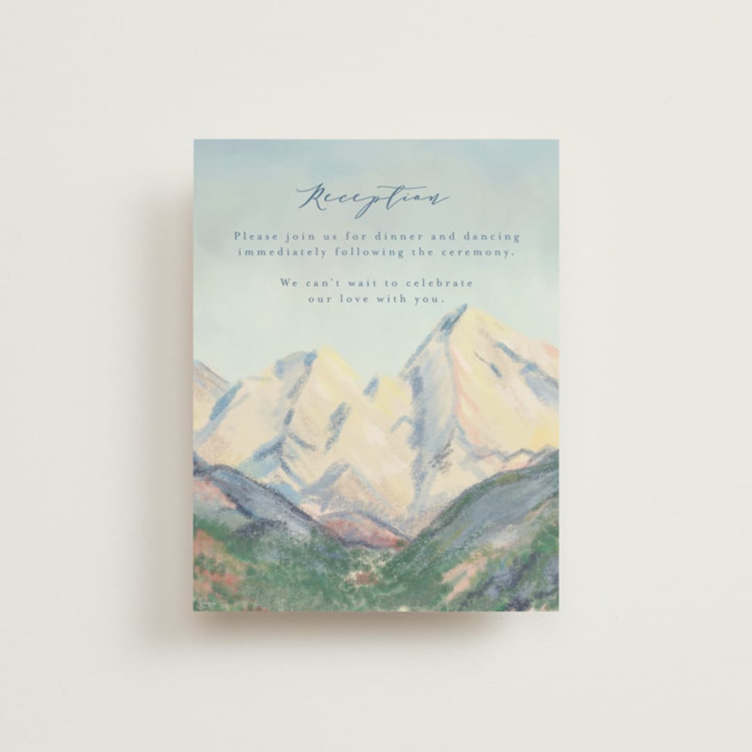 "The Valley" - Reception Cards in Summer by Petra Kern - Front