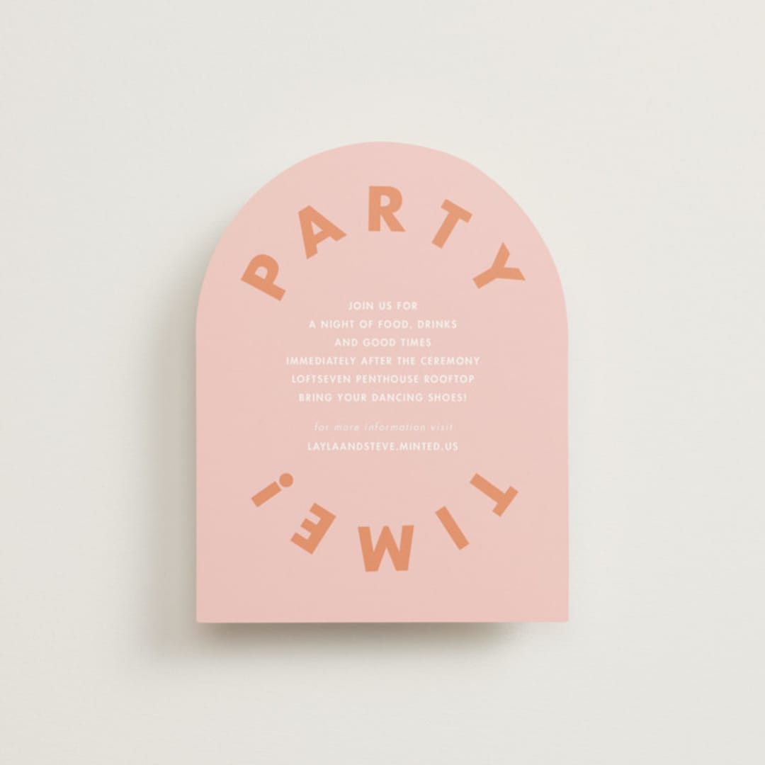 "Bubblegum" - Reception Cards in Candy by Catherine Culvenor - Front
