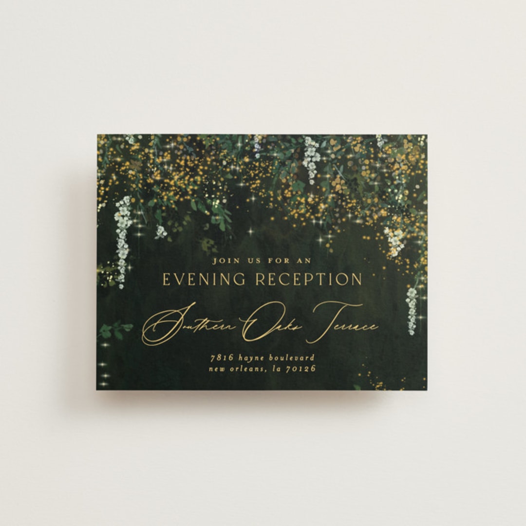 "New Orleans from Disney's Princess and The Frog" - Reception Cards in Mystic by Phrosné Barwood - Front