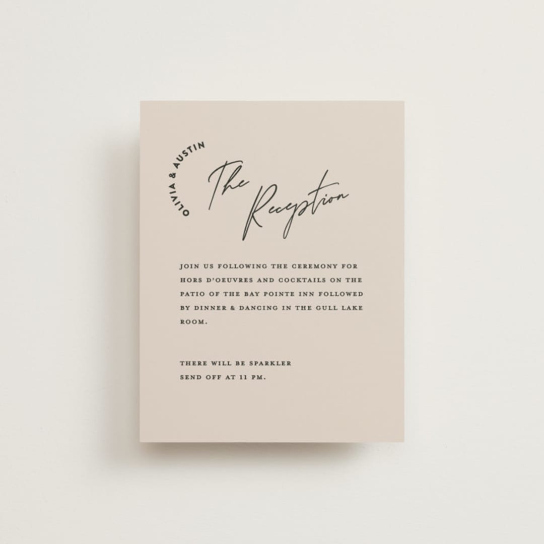 "Merge" - Reception Cards in Cloud by Pixel and Hank - Front