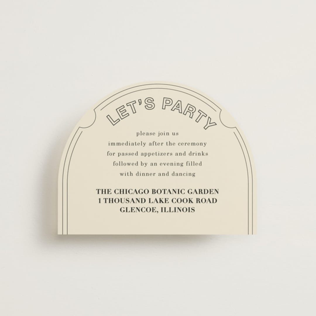"Sealed" - Reception Cards in Daisy by Baumbirdy - Front