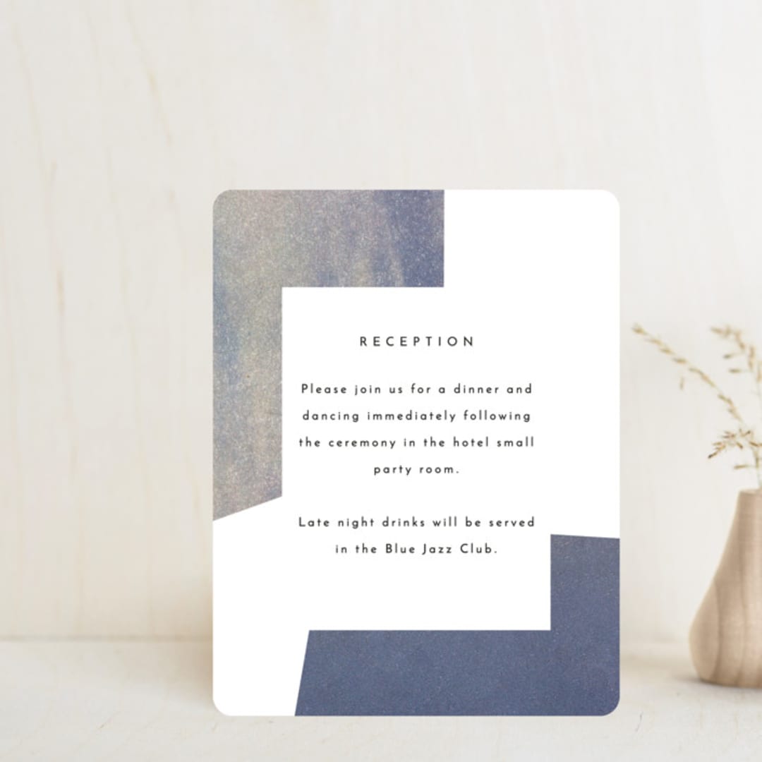 "sky poetry" - Reception Cards in Daylight by Sumak Studio - Front