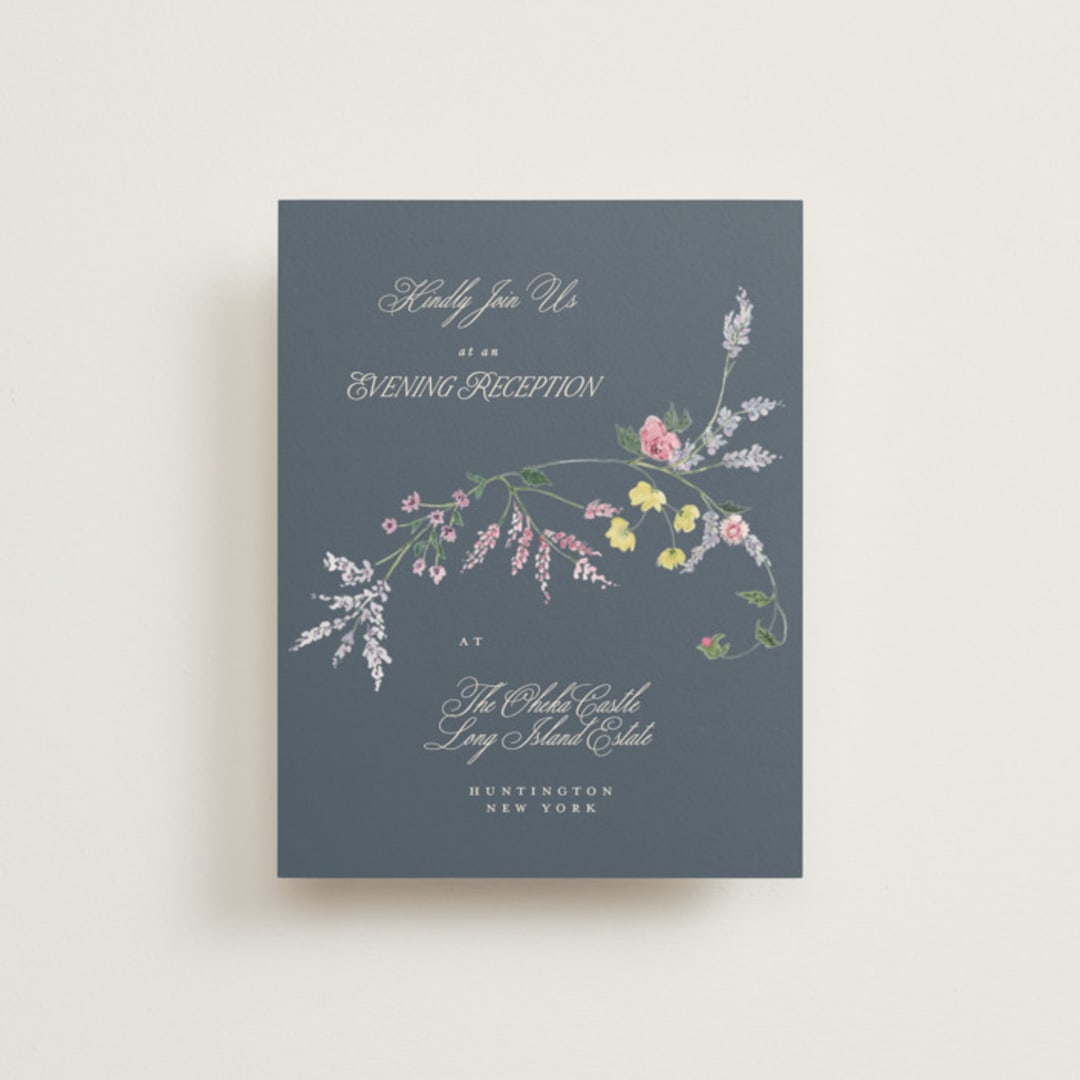 "whimsey floral" - Reception Cards in English Garden by Phrosné Barwood - Front